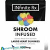 INfinite Rx Shroom Infused Albino Penis Envy Edition Large Heart Gummies Edibles (4000mg)